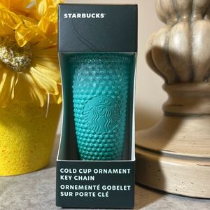 2022 Starbucks Teal Green Ombre Keychain